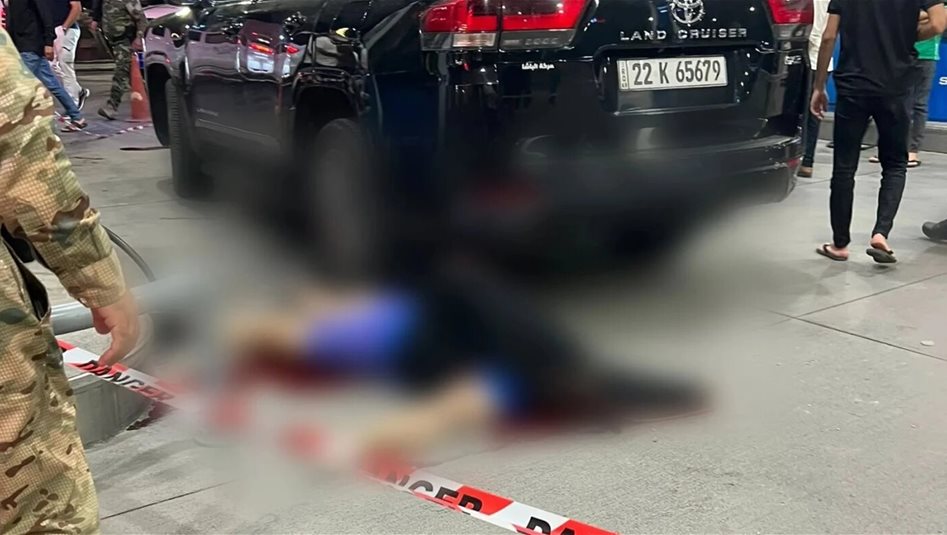 كاميرا المراقبة ترصد تفاصيل جريمة محطة الوقود في أربيل