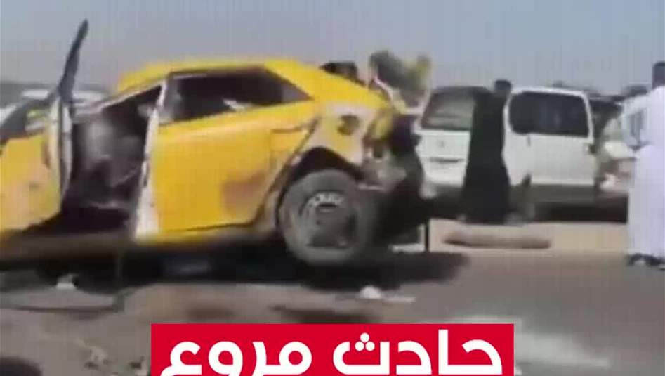 شاهد.. حادث مروع في النجف  