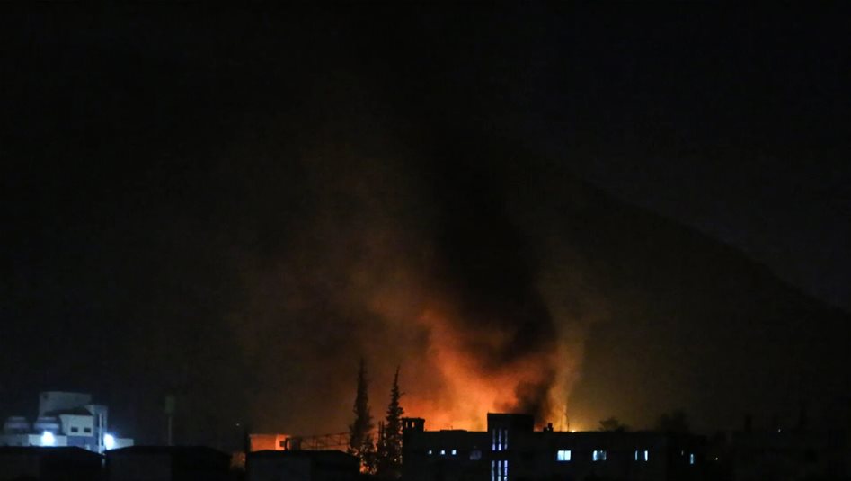بالفيديو.. انفجار مجهول في منطقة المطاحن