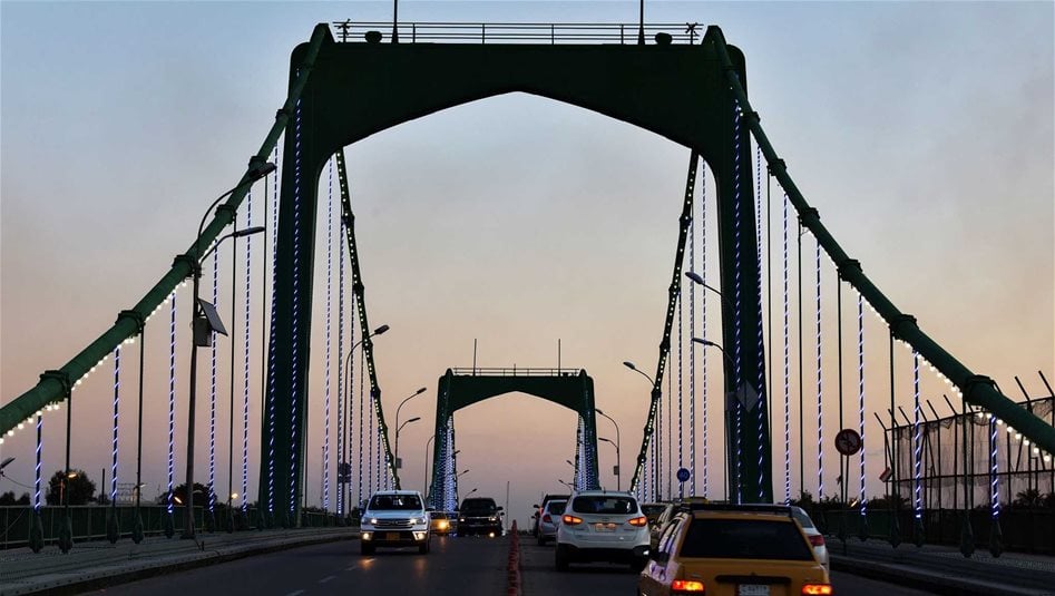 العثور على جثة رجل مجهول الهوية أسفل الجسر المعلق في بغداد