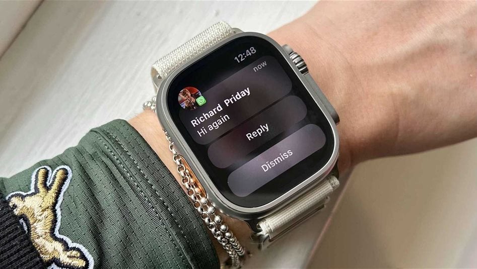 تطبيق واتساب على ساعة أبل