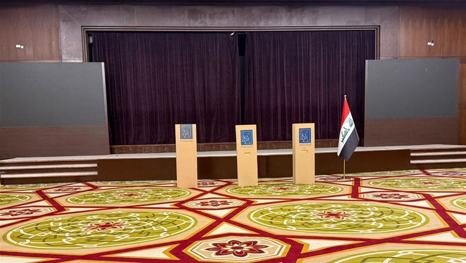 المالكي والخزعلي في مركز اقتراع فندق الرشيد (صور)