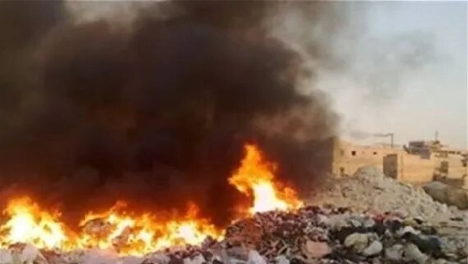 السيطرة على حريق في موقع للطمر الصحي بالناصرية