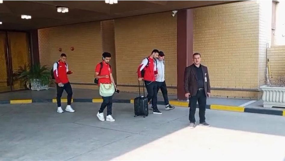 المنتخب العراقي يصل إلى مطار البصرة