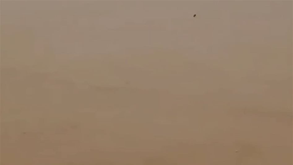 العاصفة الترابية تزحف نحو النجف وتحول الأجواء إلى رمادية