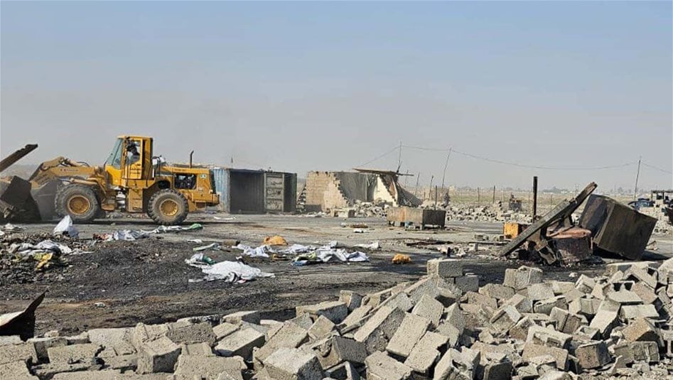 عمليات بغداد تغلق 25 موقع &quot;كور صهر المعادن&quot; جنوب شرق العاصمة