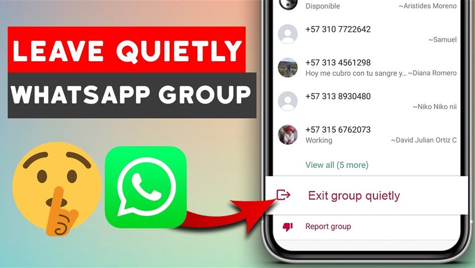 واتساب يذكّر: كيف تخرج من كروبات "واتساب" بلا احراج؟