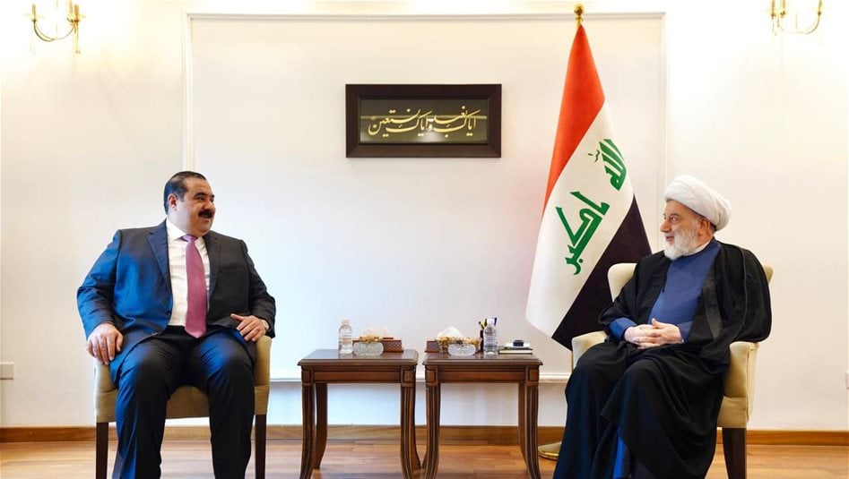 السامرائي يلتقي الشيخ حمودي ويبحثان التوقيتات الدستورية ومسار المرحلة المقبلة 