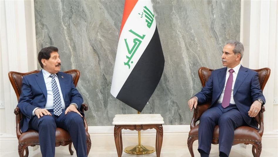 القاضي زيدان ووفد الحزب الديمقراطي يبحثان تعزيز التعاون والتنسيق بين السلطات الدستورية 