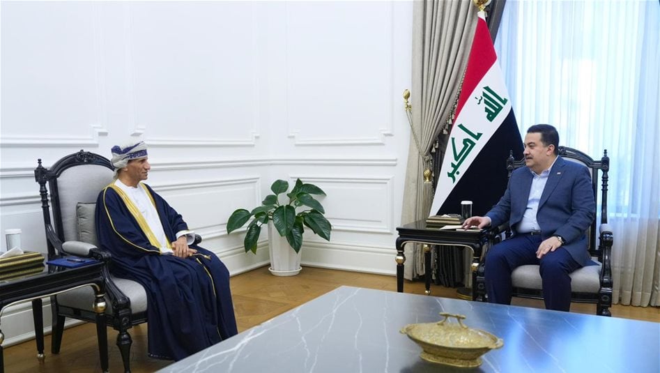 الحسان يلتقي السوداني مع انتهاء مهام عمله في العراق 