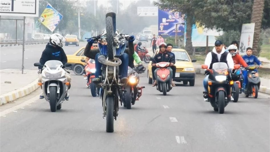تحذيرات لسائقي الدراجات في العراق 