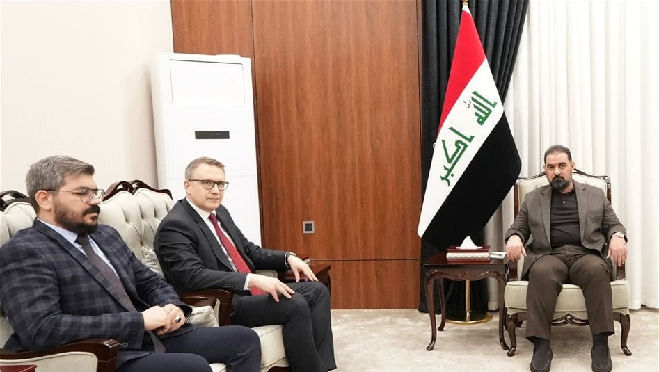 رئيس البرلمان والسفير التركي يبحثان سبل تعزيز التعاون الأمني والاقتصادي وملف المياه 