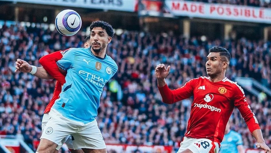 ظهر اليوم.. قمة انجليزية مشتعلة بين مان سيتي والشياطين الحمر 
