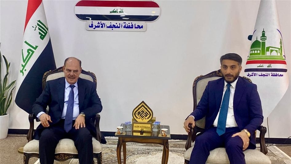 نقيب الصحفيين في ضيافة محافظ النجف.. الاتفاق على تخصيص أراضٍ سكنية للصحفيين 