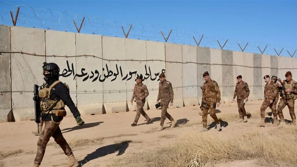 العمليات المشتركة تكشف وضع الحدود.. خطوط دفاعية من العمق العراقي 