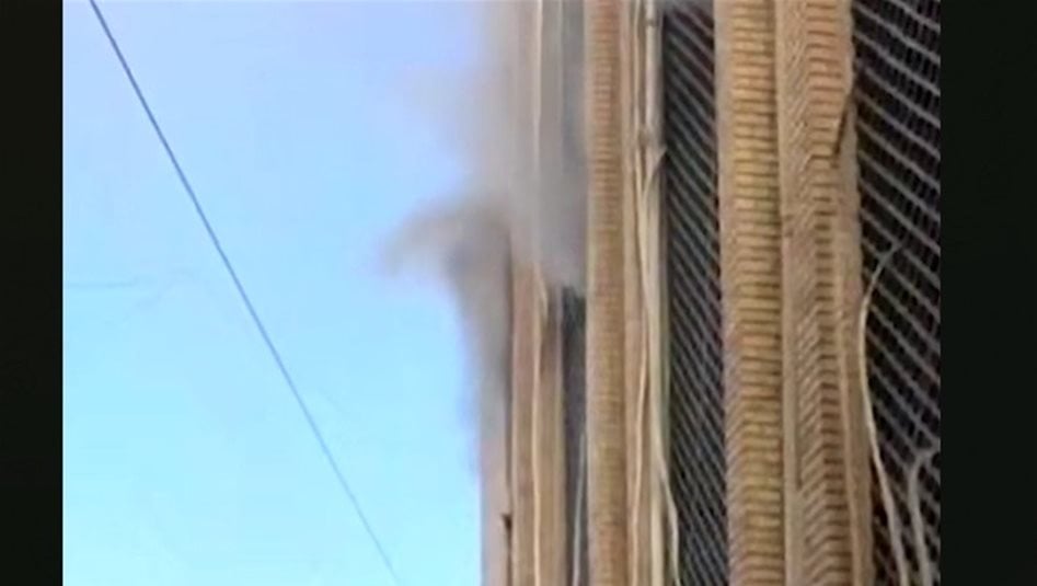 حريق بوزارة الزراعة و الدفاع المدني يتوجه للحادث 