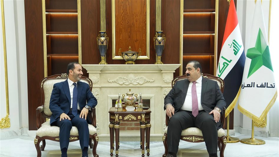 السامرائي والسفير الأردني يؤكدان ضرورة تكثيف الجهود الداعمة للاستقرار والتهدئة في المنطقة 