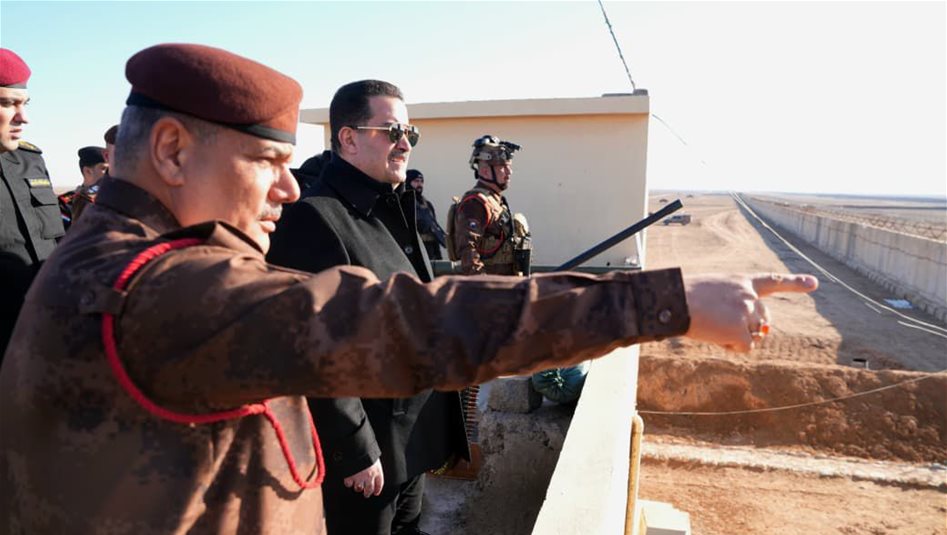 بعد جولة ميدانية على الحدود العراقية - السورية.. السوداني يعود الى بغداد