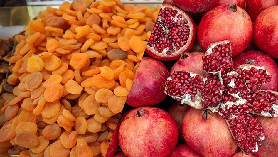 الرمان السوري والمشمش التركي يكتسحان الأسواق العراقية 