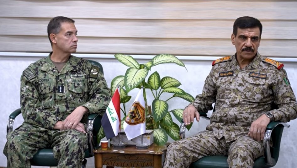 رئيس أركان الجيش يلتقي قائد القيادة المركزية الامريكية بالشرق الاوسط ويبحثان ملف quot;داعشquot; 