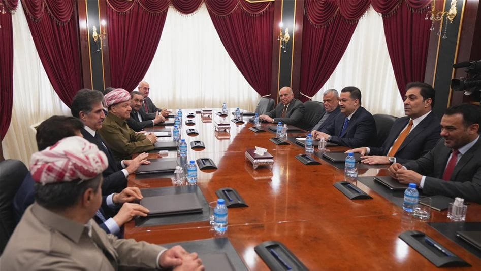 أبرزها رئيس الجمهورية.. ملفات عدة على طاولة حوار وفد السوداني ولقائه بمسعود بارزاني 