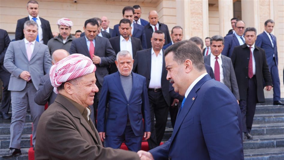 وفد الاطار التنسيقي يصل السليمانية 