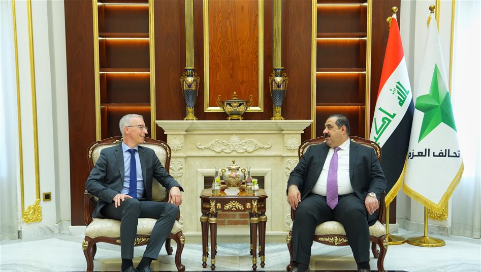 السامرائي يستقبل السفير الألماني ويبحث تعزيز العلاقات الثنائية