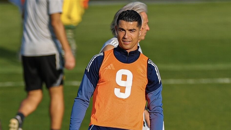 رسالة من رونالدو بعد عودته لتدريبات النصر