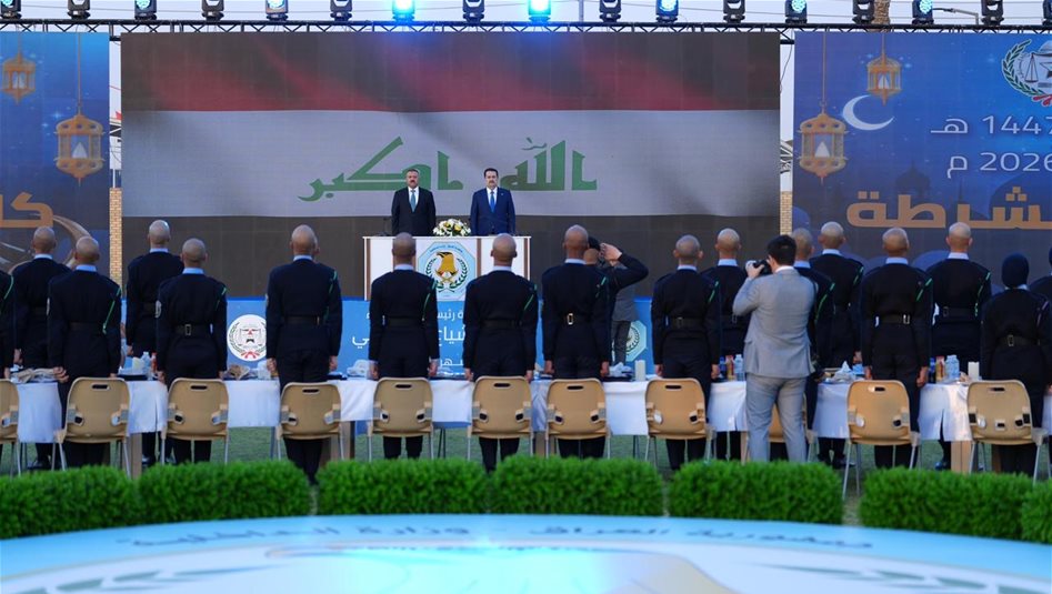 العراق – السوداني يتناول الإفطار مع ضباط وطلاب كلية الشرطة