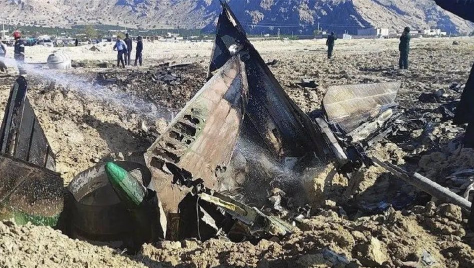 بالفيديو.. الطائرة الإيرانية التي تحطمت اليوم