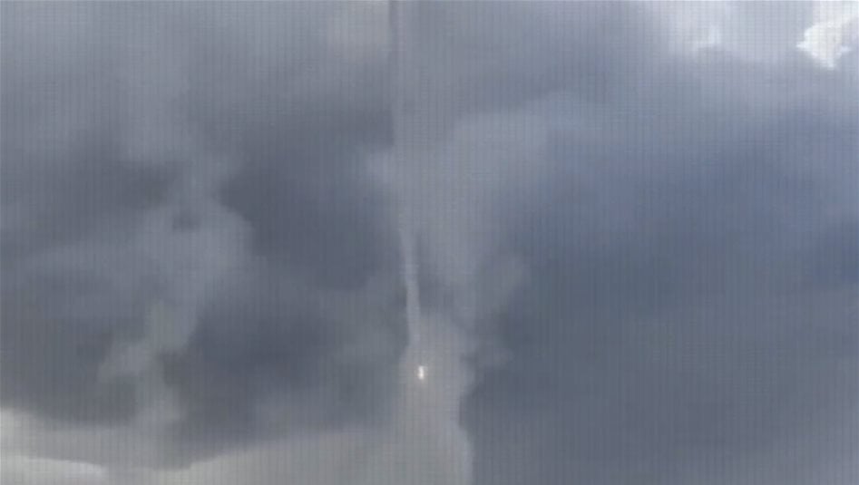 بالفيديو.. مشاهد من اعتراض الصواريخ الايرانية قرب مطار اربيل