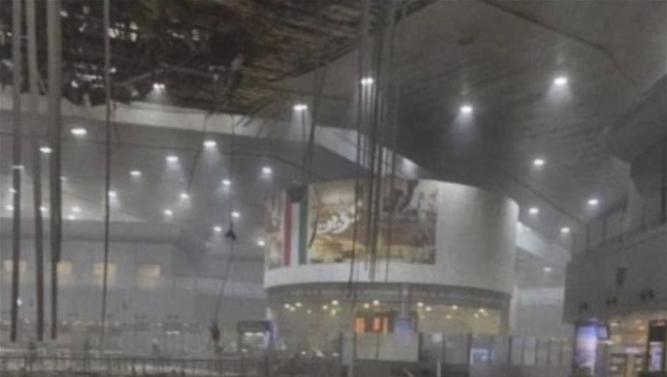 إصابات بعد استهداف طائرة مسيرة مطار الكويت