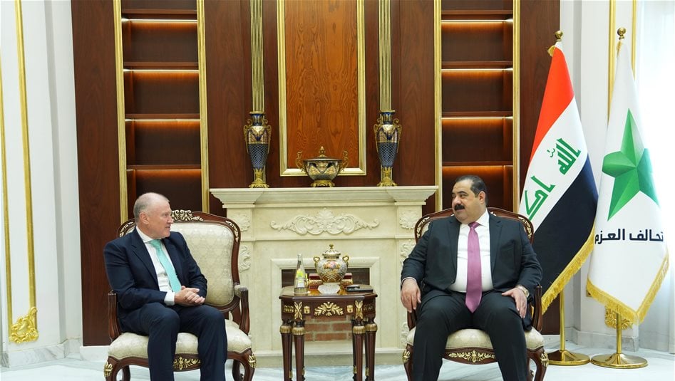 السامرائي يستقبل السفير الأسترالي ويبحث تعزيز العلاقات الثنائية