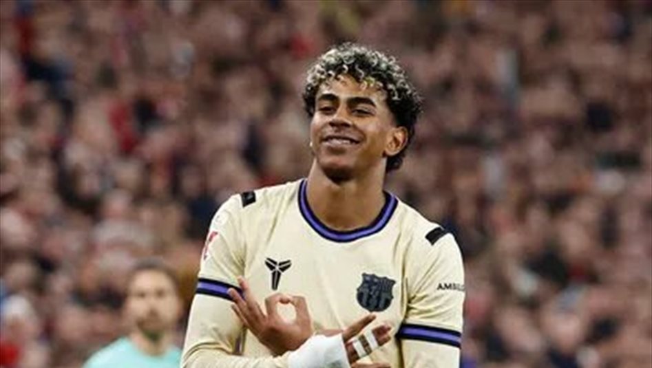 يامل جاهز للعب أمام إشبيلية بعد عودته للتدريبات مع برشلونة 