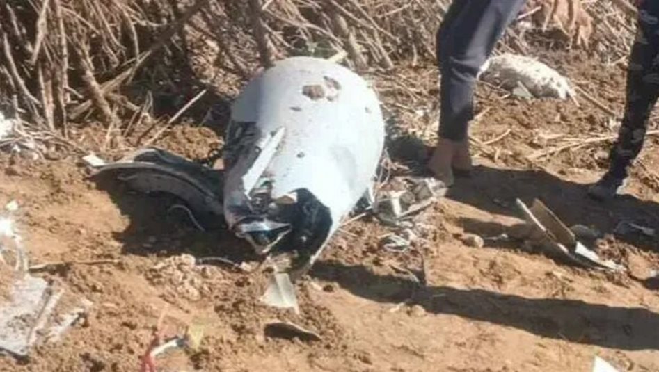 سقوط خزان وقود لصاروخ بالستي في بابل 