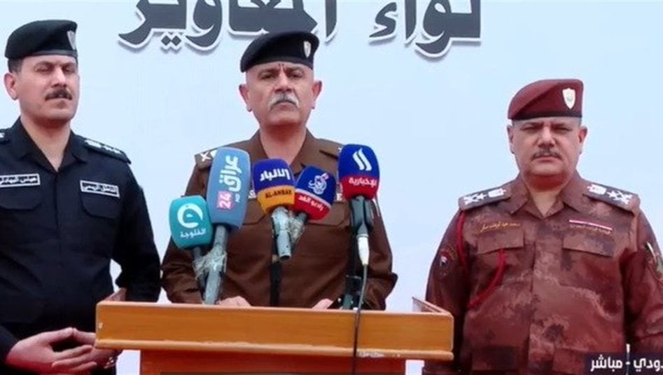 قائد شرطة الأنبار ينفي انسحاب أي قطعات أمنية: وضع الحدود مستقر 