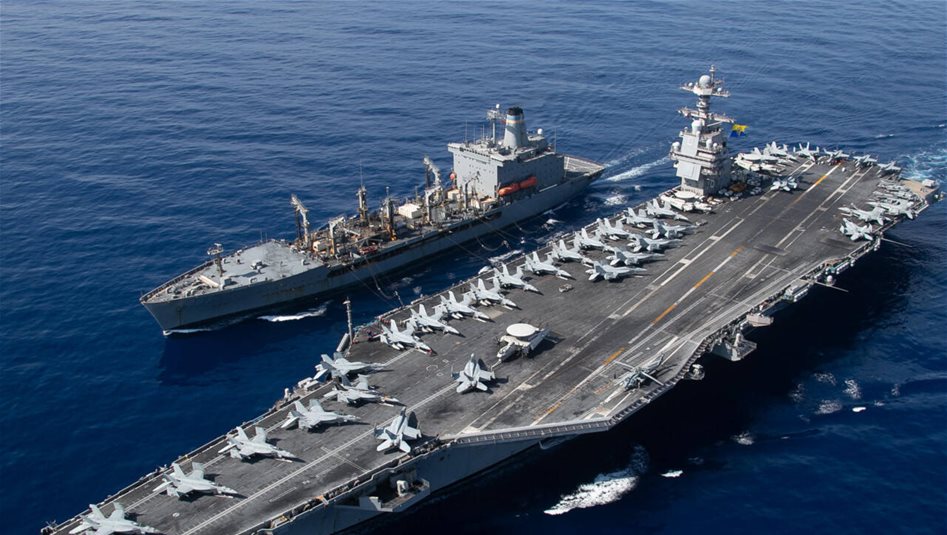 بالفيديو.. حاملة الطائرات الأمريكية تصل مدينة سبليت الكرواتية لإجراء صيانة دورية