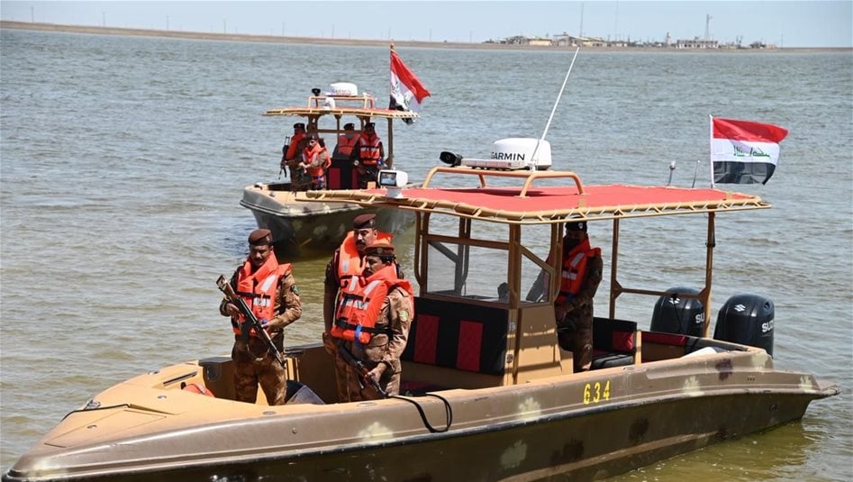 افتتاح مشيّد السيطرة البحرية لتفتيش الزوارق بين الخليج العربي وشط العرب 