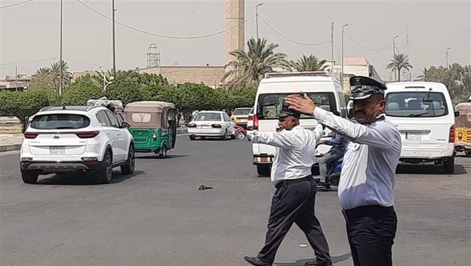 المرور تعلن المباشرة بفتح الطرق التي اغلقت اليوم في بغداد 