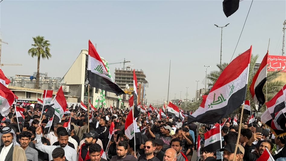 انطلاق التظاهرة التي دعا اليها السيد الصدر في 12 محافظة عراقية 