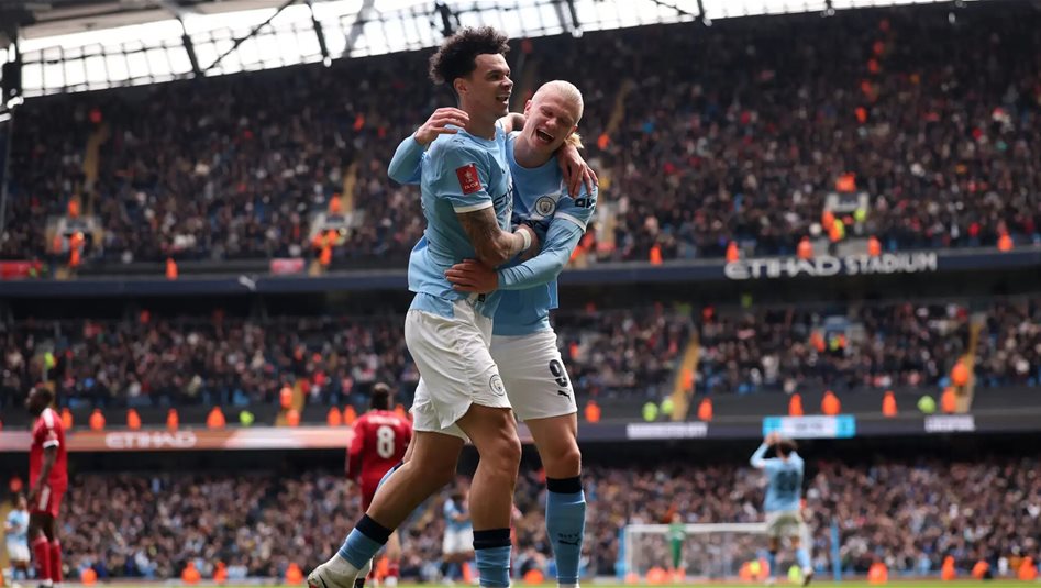 هالاند يقود مانشستر سيتي لفوز ساحق على ليفربول ويبلغ نصف نهائي كأس الاتحاد 