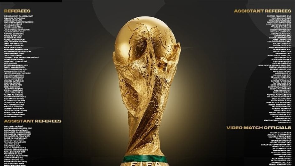 الفيفا يكشف قائمة حكام مونديال 2026.. تعرف على ممثلي الدول العربية 