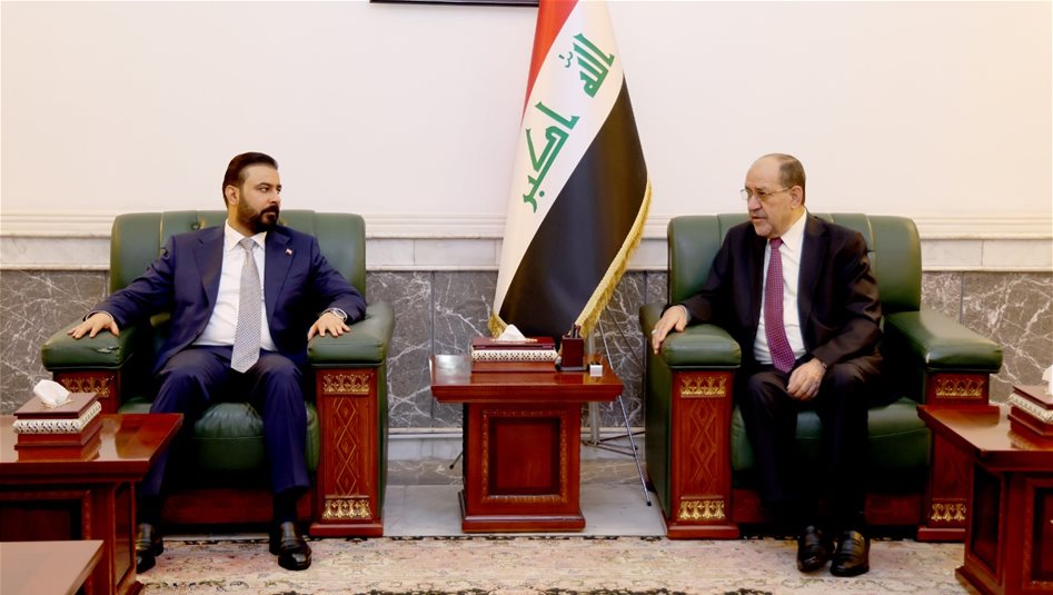 المالكي يعرب عن دعمه للزيدي في مساعيه لتشكيل حكومة 