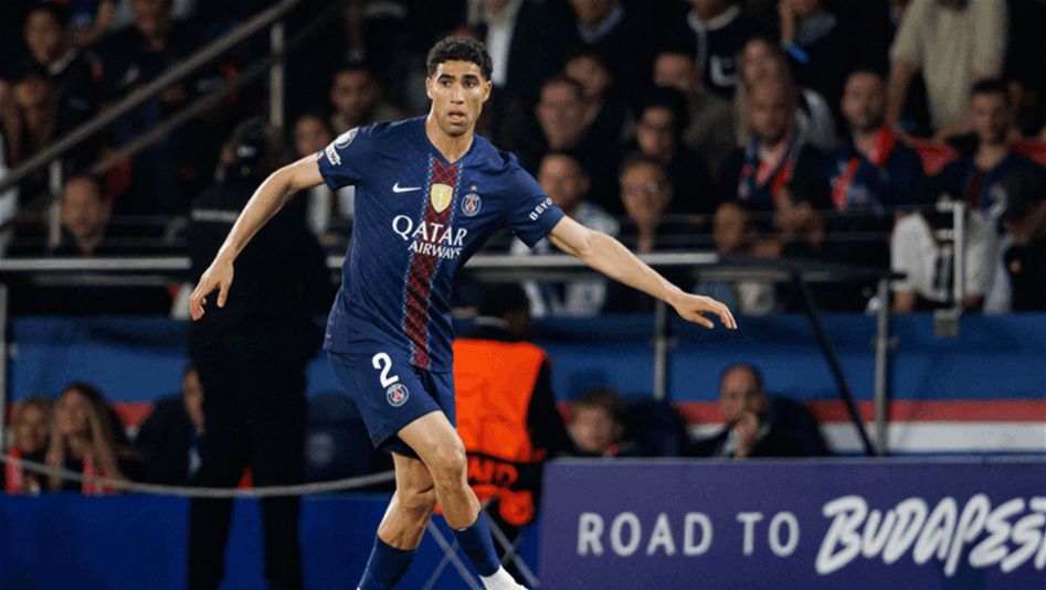 حكيمي يوجه رسالة بعد تأكد غيابه عن مواجهة بايرن ميونخ 