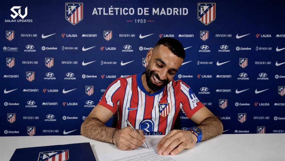 صورة بقميص أتلتيكو مدريد.. ما حقيقة انتقال صلاح للفريق الإسباني؟