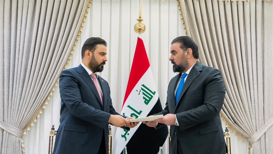 العراق – الزيدي يعرض المنهاج الوزاري على رئيس مجلس النواب