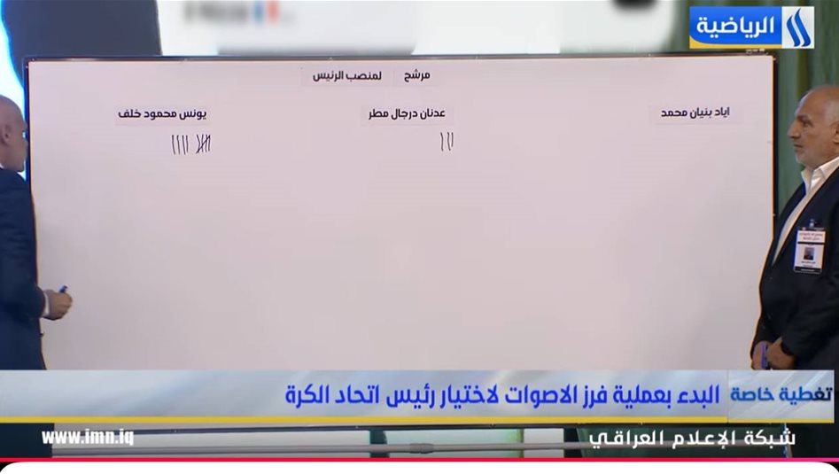 يونس محمود يتقدم في عملية فرز أصوات انتخابات اتحاد الكرة - عاجل 
