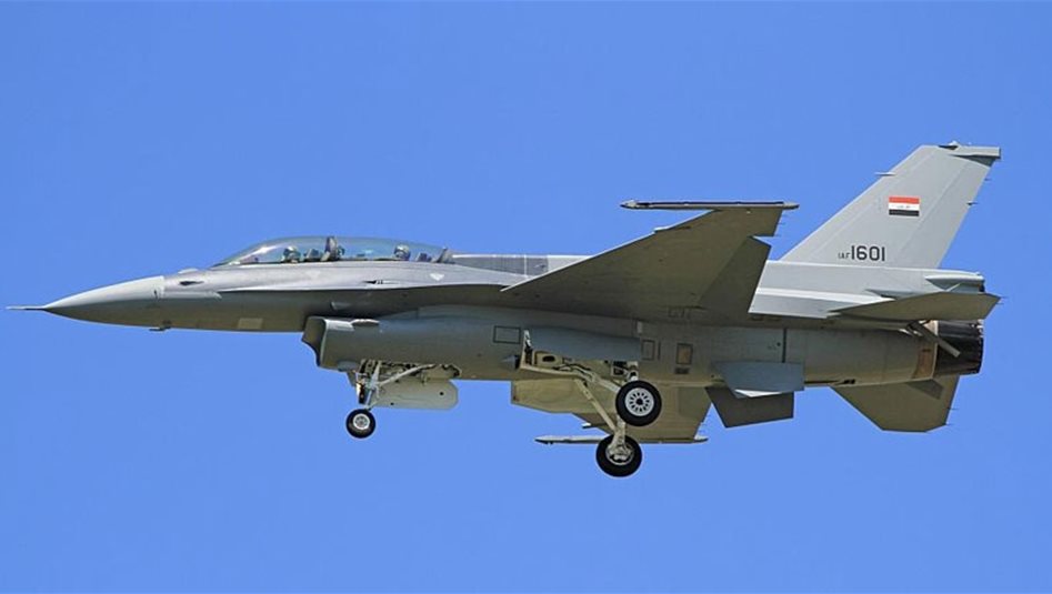 طائرات الـ F16 العراقية تدك وكراً إرهابياً في كركوك 