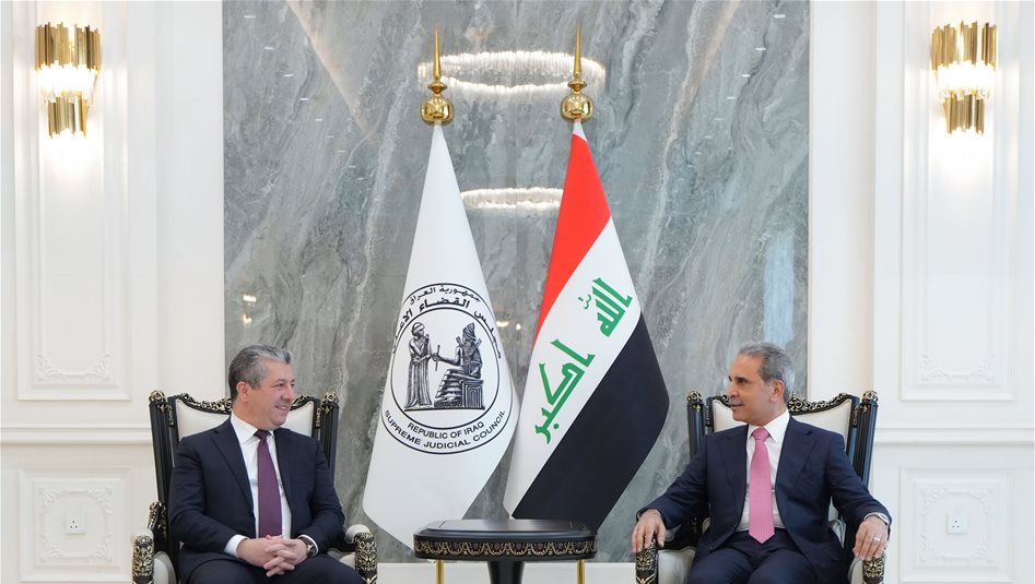 Barzani, Yargıtay Başkanı Zeydan'ın Konuğu Oldu
