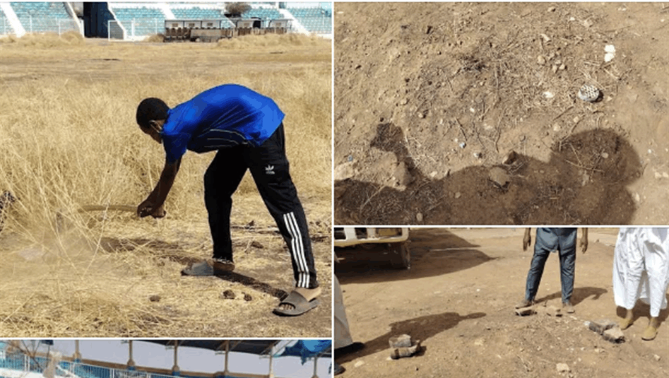 Omdurman’daki futbol sahasında mezar bulundu